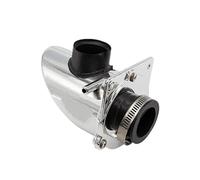 Filtro Aire Espuma Filtro de aire cromado de 38mm Compatible con Honda Monkey Z50 Z50R Z50J Z50A Gorilla Bike Retro 50cc 110cc 125cc Skyteam BIKE motocicleta Caja de filtro de aire para