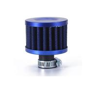 Filtro Aire Filtro De Aire Universal Para Coche 12 Mm Y 25 Para Admisión Motocicleta Tapa Ventilación Del Cárter(12MM-BLUE)