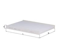 Filtro Aire Habitáculo Mahle LA 463 para Ford Ford Asia & Oceania