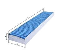 Filtro Aire Habitáculo Mahle LAO 242 Caremetix® para Ford Jaguar