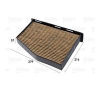 Filtro Aire Habitáculo Valeo 701001 Valeo Protect Max para Audi Seat Skoda VW