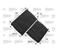 Filtro, aire habitáculo VALEO 715557