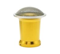 Filtro Aire Para Carburador De Motocicleta Con Deflector Viento Y Malla Para Keihin Para Mikuni PWK 21-34 Mm PE 28-30 Mm Carburador(50mm titanium)