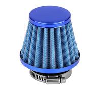 Filtro Aire Universal, Mejora Rendimiento Motor Fácil Instalación Filtro Motocicleta ATV 38mm Color Azul for Conductores Deportivos y Mantenimiento Diario