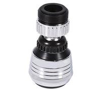 Filtro Aireador para Grifo Giratorio 360 Grados, ABS Cromado, Ahorro de Agua, 64mm, Plateado, para Cocina y Baño