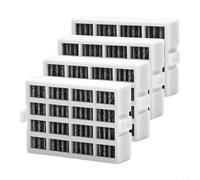 Filtro Antiolor 4 Pack Compatible para liebherr Filtro Antiolor | para premium, para elimina fuertes, 4 unidades pack, duración 6 meses, compatible W10311524