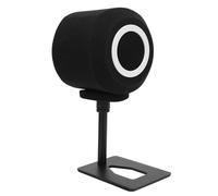 Filtro antiviento, kit de reducción de ruido de micrófono, sellado de 5 lados con clip para micrófonos de condensador ordinarios