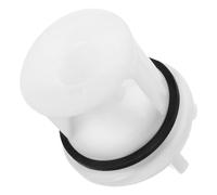 Filtro blanco de bomba de desagüe para lavadora, repuesto | De plástico, evita atascos y residuos, reduce olores del desagüe, instalación sencilla
