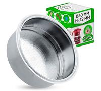 Filtro Cafetera 2 Taza para Bialetti Mokona con Medidas Ø 60 mm h 22 mm Filtro Cafe para Portafiltro Cafetera - Garantía de 5 Años - ONIX TECH