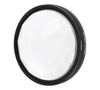 Filtro caleidoscopio de 58 mm, para fotos de fantasía en color, video DSLR, con doble revestimiento, ligero similar a un espejo, filtro caleidoscopio de 58 mm, vidrio óptico, aleación de aluminio