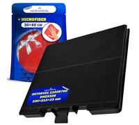 Filtro Carbon Activo para Campana Extractora 230 x 213 x 23 mm con Código Original 00705431 11026769 DHZ5326 para Bosch para Balay para Siemens para Neff - Completo con Bayeta Microfibra - MONTERAL
