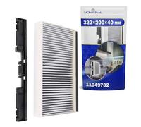 Filtro Carbon Activo para Campana Extractora 322x200x40 mm con Código Original 11049702 00703606 00705432 para Bosch para Constructa para Siemens para Neff - MONTERAL