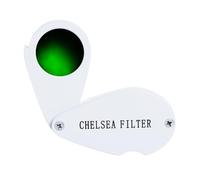 Filtro Chelsea para identificación de Piedras Preciosas - Distingue rápidamente Esmeraldas, rubíes, zafiros y aguamarinas genuinas - Filtro de Vidrio confiable y portátil para gemólogos y joyeros