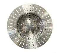 Filtro colador de acero inoxidable para fregadero y lavabo de verduras para retener los desechos de alimentos y preservar la integridad del sistema de drenaje (acero inoxidable)