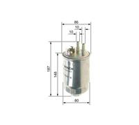 Filtro Combustible Bosch 0450906407 para Ford