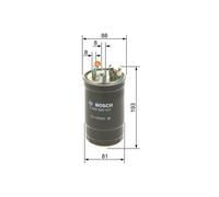 Filtro Combustible Bosch 0450906437 para Seat VW