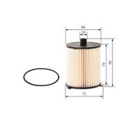 Filtro combustible BOSCH F 026 402 810