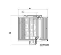 Filtro combustible FEBI BILSTEIN 175644