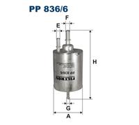 Filtro combustible FILTRON PP 836/6