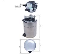 Filtro combustible KNECHT KL 1027