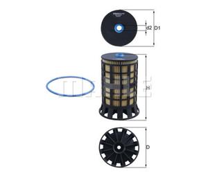 Filtro combustible KNECHT KX 606D