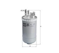 Filtro Combustible Mahle KL 230 para Ford
