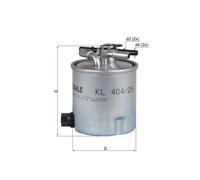 Filtro Combustible Mahle KL 404/25 para Renault Dacia