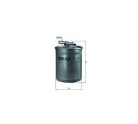 Filtro Combustible Mahle KL 494 para Audi Seat Skoda VW Cupra