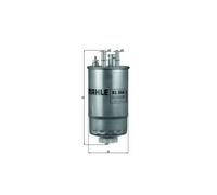 Filtro Combustible Mahle KL 566 para Fiat Ford
