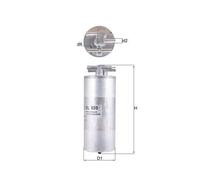 Filtro Combustible Mahle KL 659 para Audi VW Kayser Audi (faw) Cupra