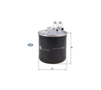 Filtro Combustible Mahle KL 723D para Mercedes Benz Mercedes Benz Mercedes Benz