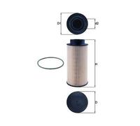 Filtro Combustible Mahle KX 182/1D para Scania Case Ih Jcb