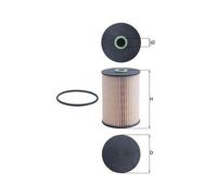 Filtro Combustible Mahle KX 228D para Audi Seat Skoda VW Cupra