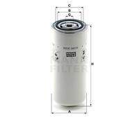 Filtro combustible MANN-FILTER WDK 962/8