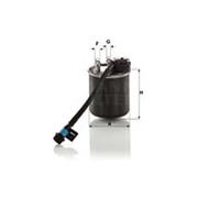 Filtro combustible MANN-FILTER WK 820/23