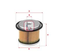 Filtro combustible SOFIMA S0422N