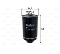 Valeo Filtro Diesel para Coches 587759, Filtro Combustible | Excelentes Propiedades de Filtración, Capacidad de Larglife, Ajuste Exacto y Fácil