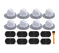 Filtro compatible con aspiradoras escoba Bissell Featherweight, paquete de 8 unidades de repuesto for los modelos 2033, 20331, 20333, 20334 y 20336.