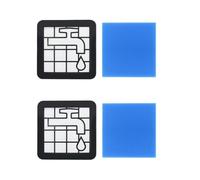 Filtro compatible con Philips FC8010/02 - Compatible con aspiradoras PowerPro Compact, Active FC9550/FC9571/FC9588/FC9328/FC9330/FC9349/FC9350(2pcs-)