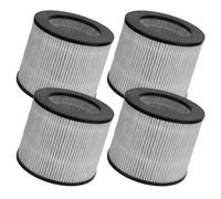 Filtro compatible para filtro de aire Bissell 2801 2780, paquete de 4 - True HEPA H13 carbón activado de 3 etapas, trampas de filtración de partículas finas, pelo de mascotas, ajuste simple (paquete