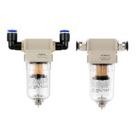 Filtro compresor de bomba de aire AF2000-02 1/4" Tanque de captura de aceite universal neumático Separador de agua de impurezas Comprimido(AF w-BT602)