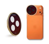 Filtro CPL con anillo adaptador magnético para iPhone 17 Pro (naranja cósmico)