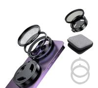 Filtro CPL magnético para teléfono, filtro polarizador de teléfono móvil con adaptador de lente y funda de almacenamiento, reduce el reflejo de la luz y mejora los colores, compatible con iPhone 11-17