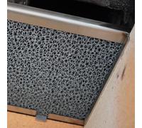 Filtro de 192 x 174 x 25 mm para chimeneas Hark que soportan una salida de emisión más baja en aplicaciones de calefacción residencial