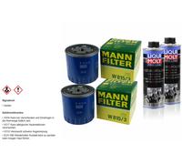 filtro de 2xMANN FILTRO DE ACEITE W 815/3 +2xLIQUI MOLY Pro-Line Lavado de motor
