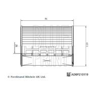 Filtro de aceite Cartucho filtrante ADBP210119 BLUE PRINT para HYUNDAI KIA