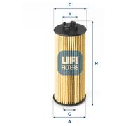 Filtro De Aceite BMW 2 X1 X2 I8 MINI 25.185.00 UFI