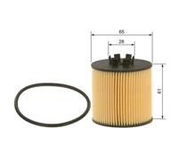 BOSCH Filtro de aceite para SKODA: Yeti, Roomster, Octavia, Fabia & VOLKSWAGEN: Tiguan, Eos, Polo, Jetta, Golf, Touran, Passat (Ref: 1 457 429 301)