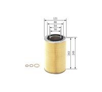 Filtro De Aceite Bosch 1457429740 para Daf Ford Gmc Kälble Kässbohrer Man Claas