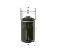 Filtro de aceite BOSCH F 026 407 080